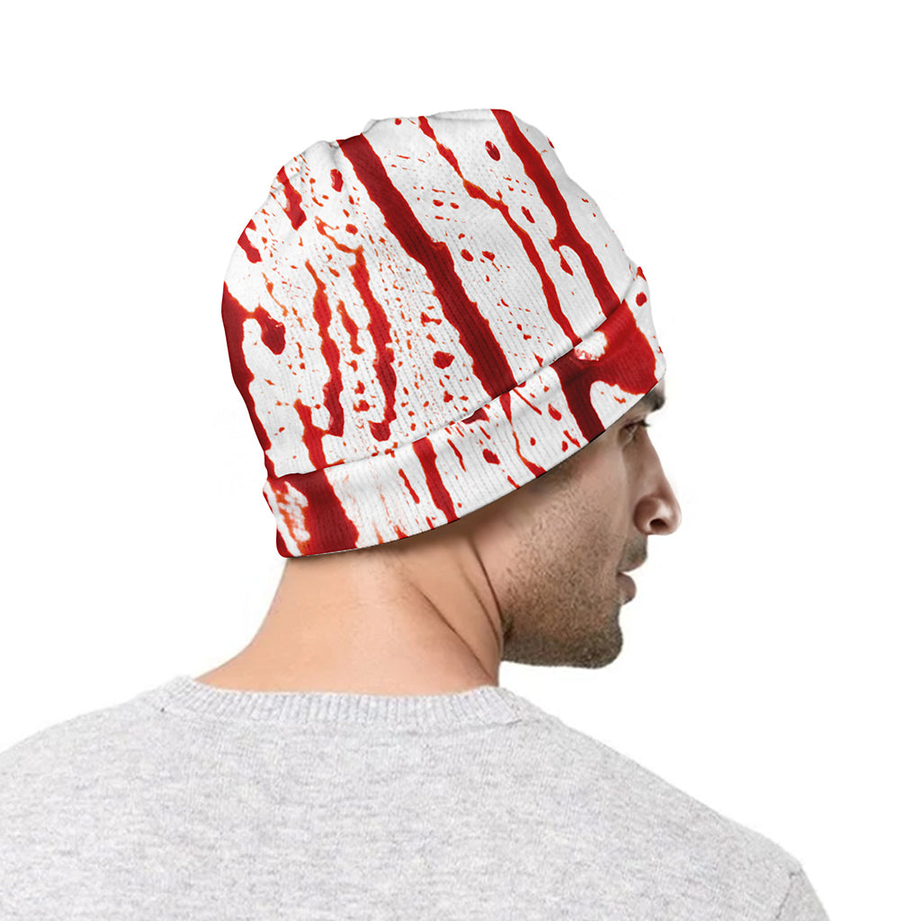 Dripping Blood Print Beanie