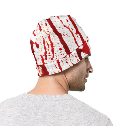 Dripping Blood Print Beanie