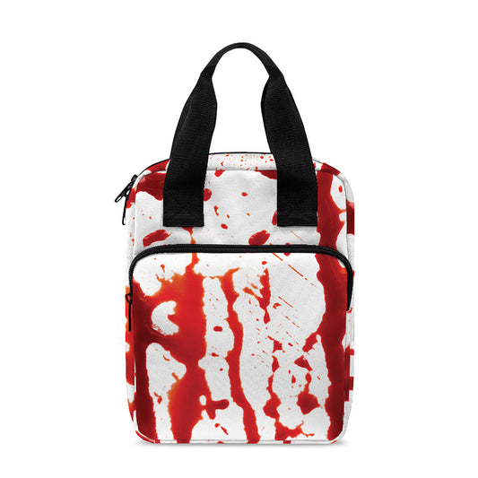 Dripping Blood Print Bible Tote Bag