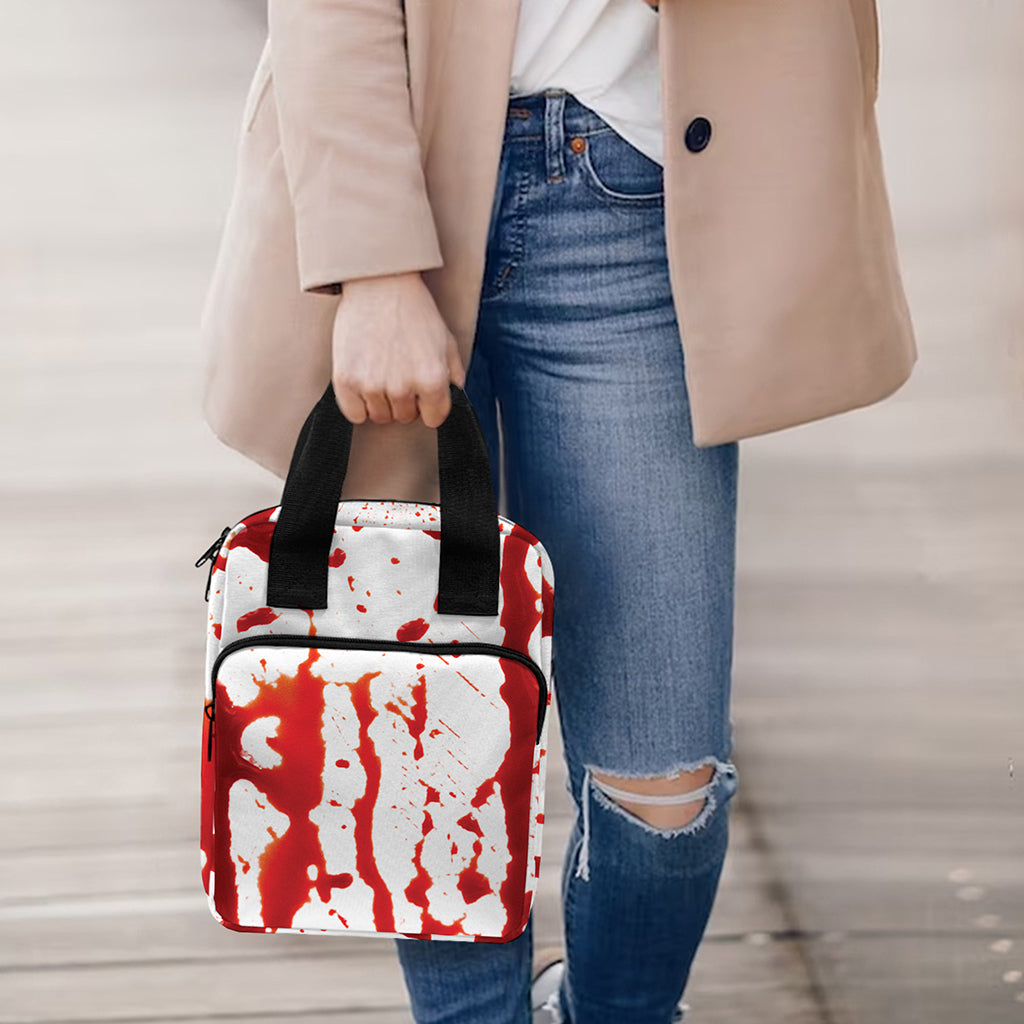 Dripping Blood Print Bible Tote Bag