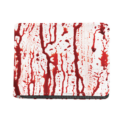 Dripping Blood Print Bifold Wallet