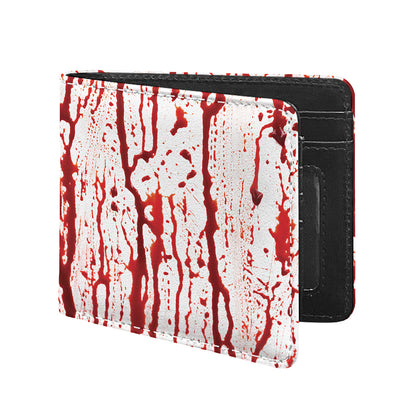 Dripping Blood Print Bifold Wallet