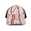 Dripping Blood Print Black Mesh Trucker Cap