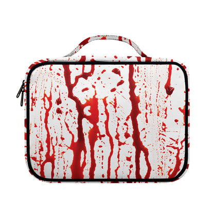 Dripping Blood Print Briefcase Bible Bag
