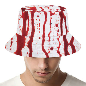 Dripping Blood Print Bucket Hat