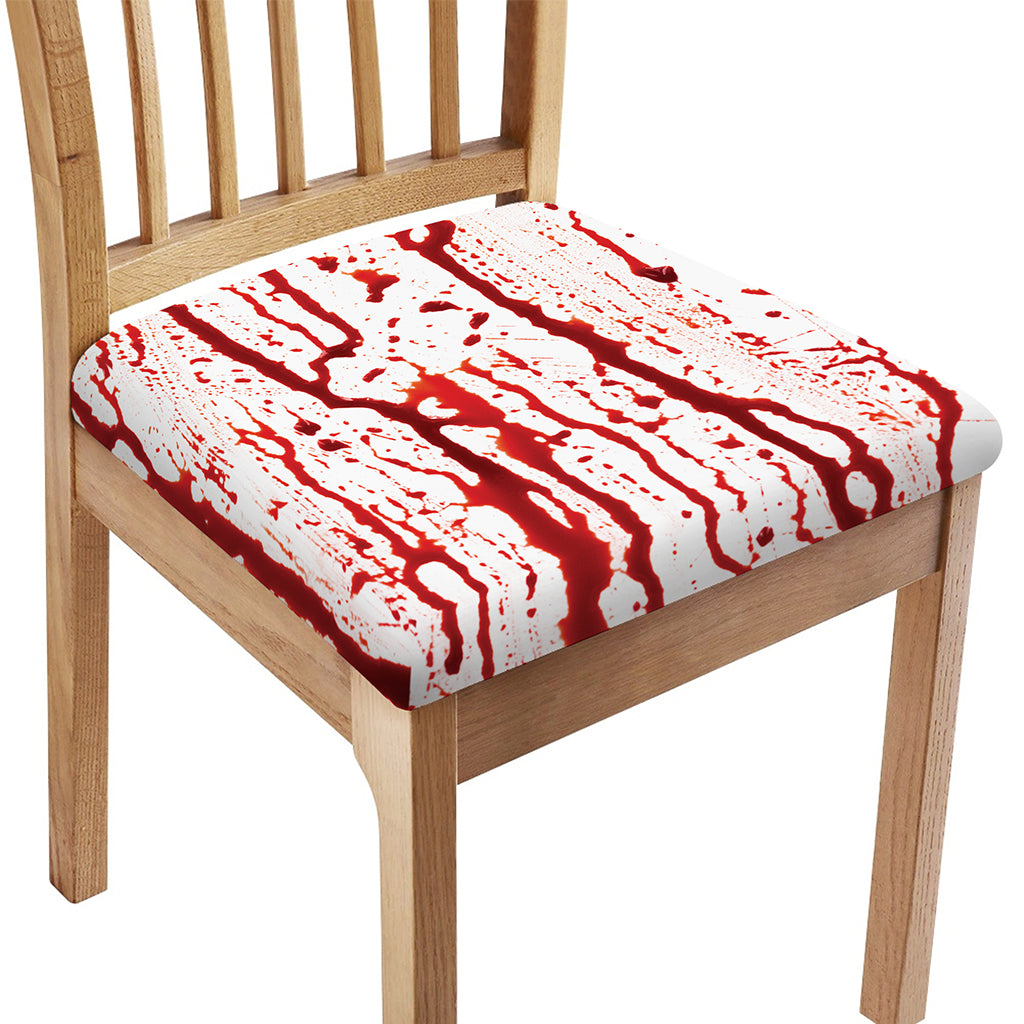 Dripping Blood Print Chair Cushion Cover