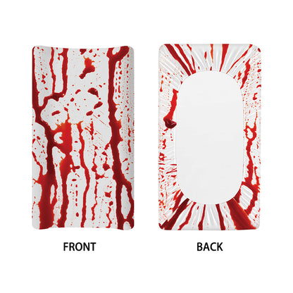Dripping Blood Print Changing Pad Cover
