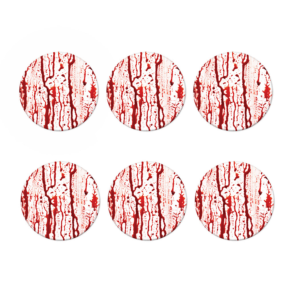 Dripping Blood Print Coaster Set