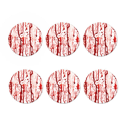 Dripping Blood Print Coaster Set