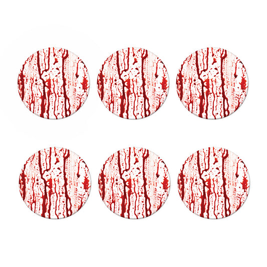 Dripping Blood Print Coaster Set