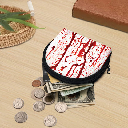 Dripping Blood Print Coin Purse