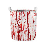 Dripping Blood Print Collapsible Laundry Basket