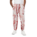 Dripping Blood Print Cotton Pants