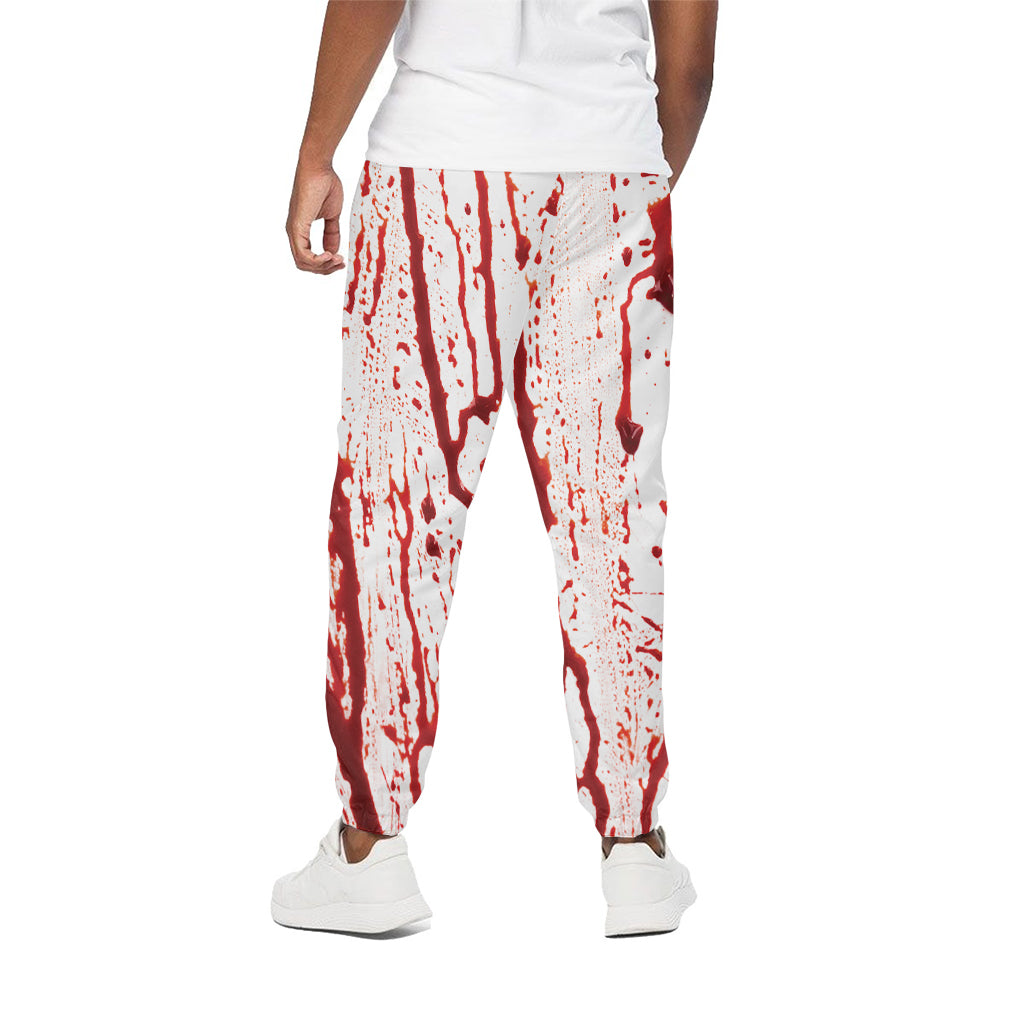 Dripping Blood Print Cotton Pants