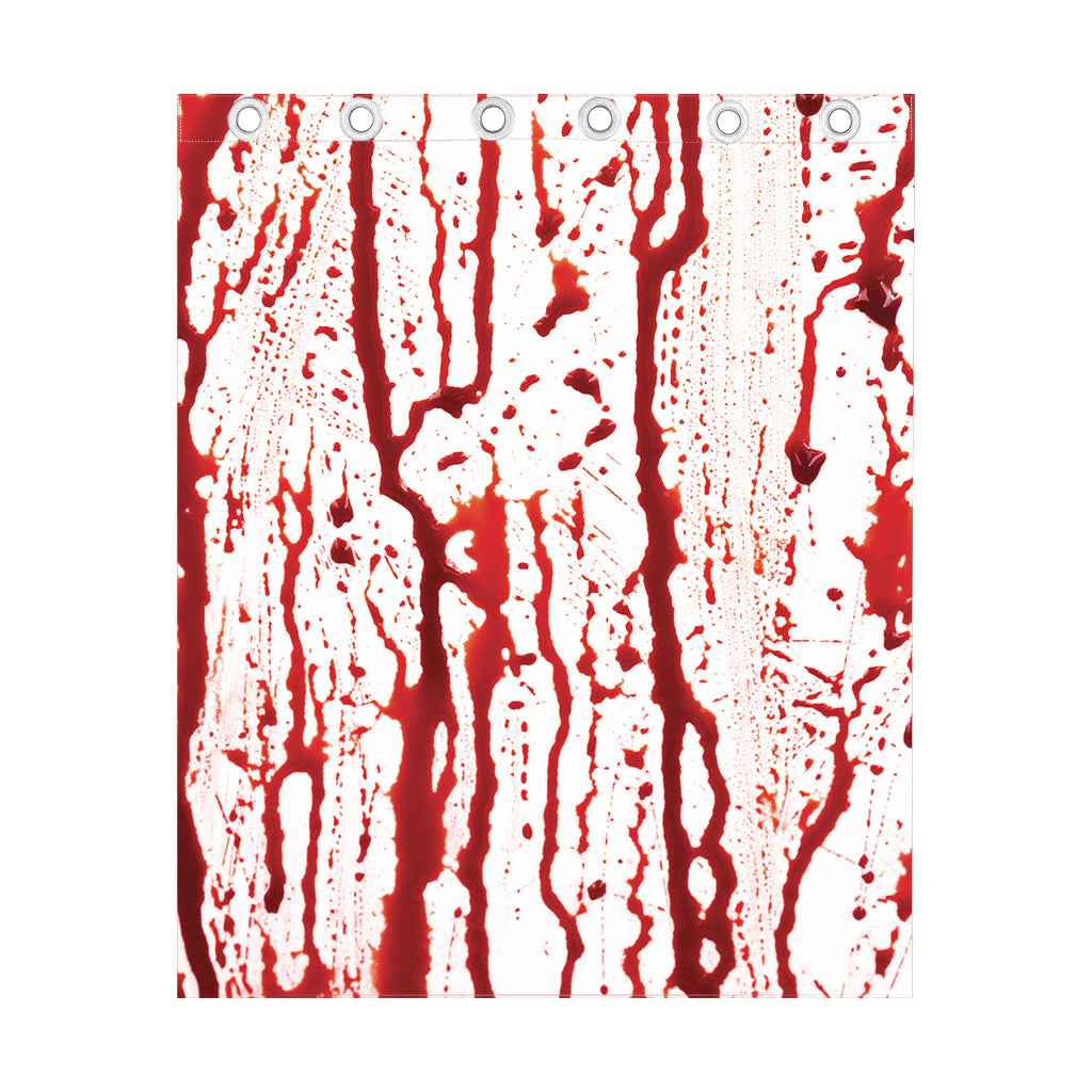 Dripping Blood Print Curtain