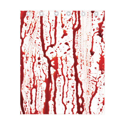 Dripping Blood Print Curtain