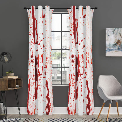 Dripping Blood Print Curtain