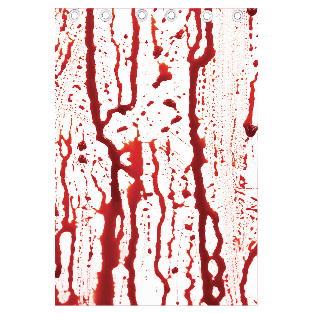 Dripping Blood Print Curtain