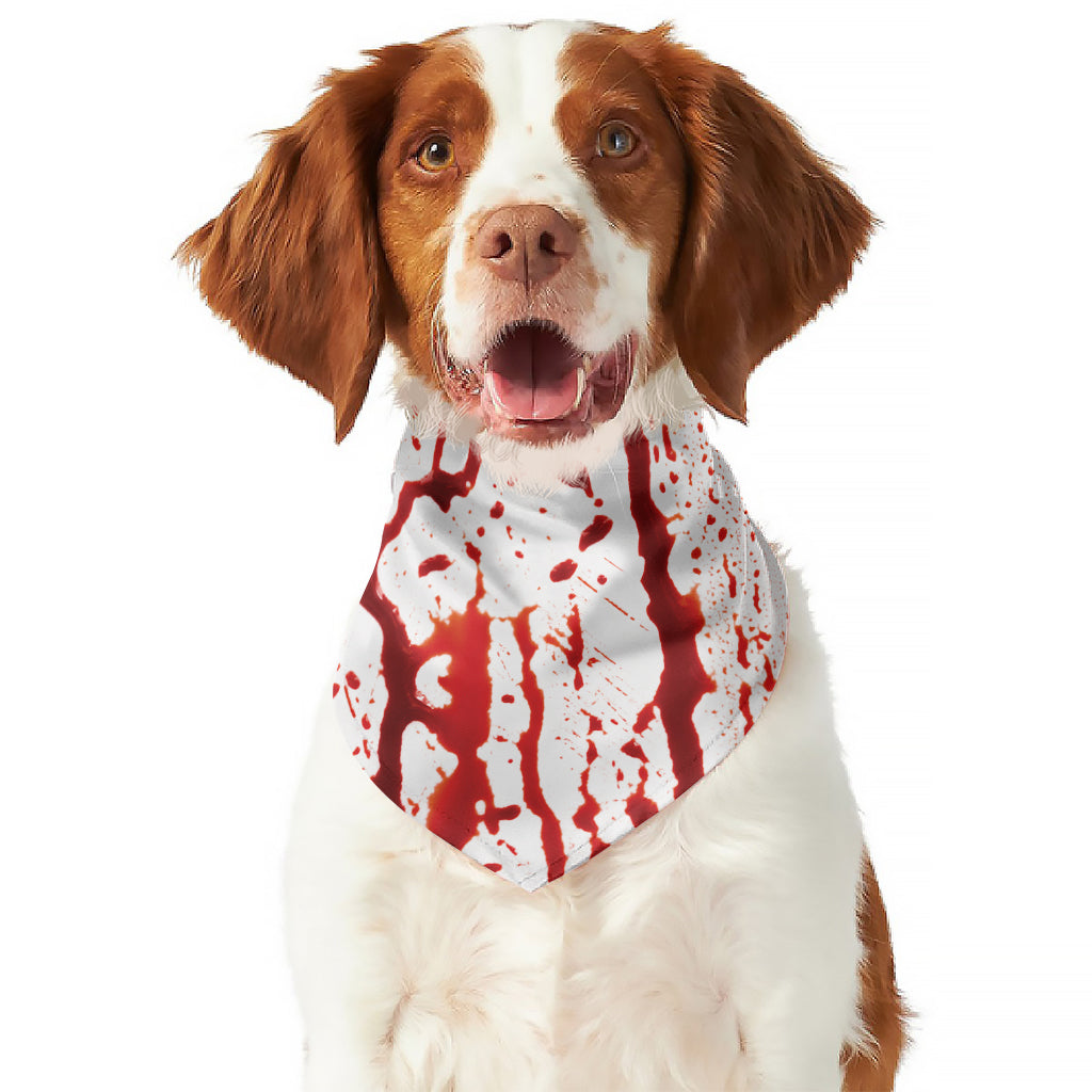 Dripping Blood Print Dog Bandana