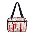 Dripping Blood Print Double Strap Bible Bag