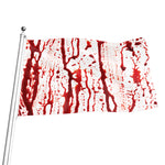 Dripping Blood Print Flag