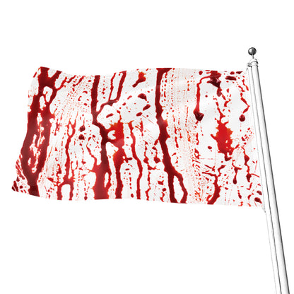 Dripping Blood Print Flag