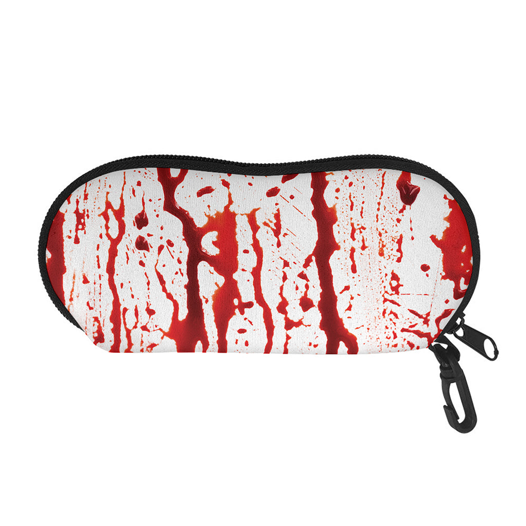 Dripping Blood Print Glasses Case