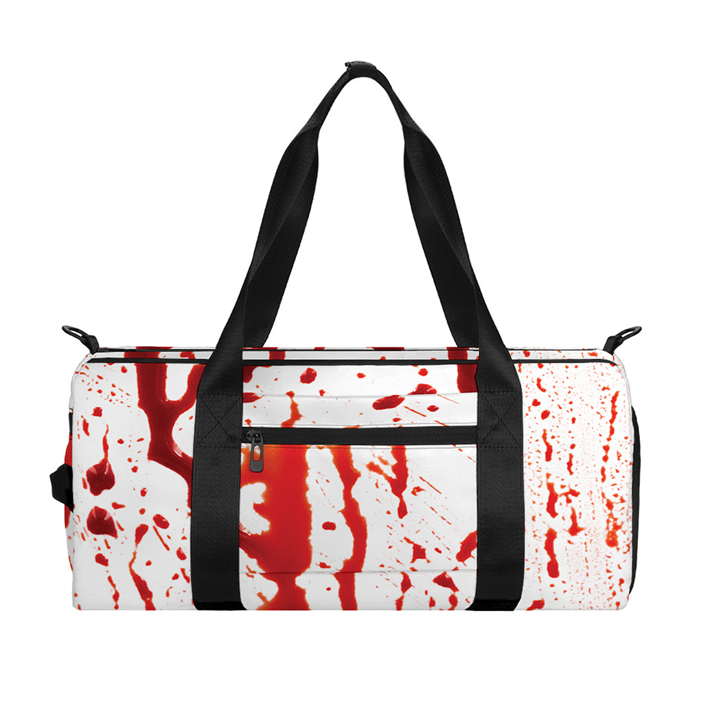Dripping Blood Print Gym Bag