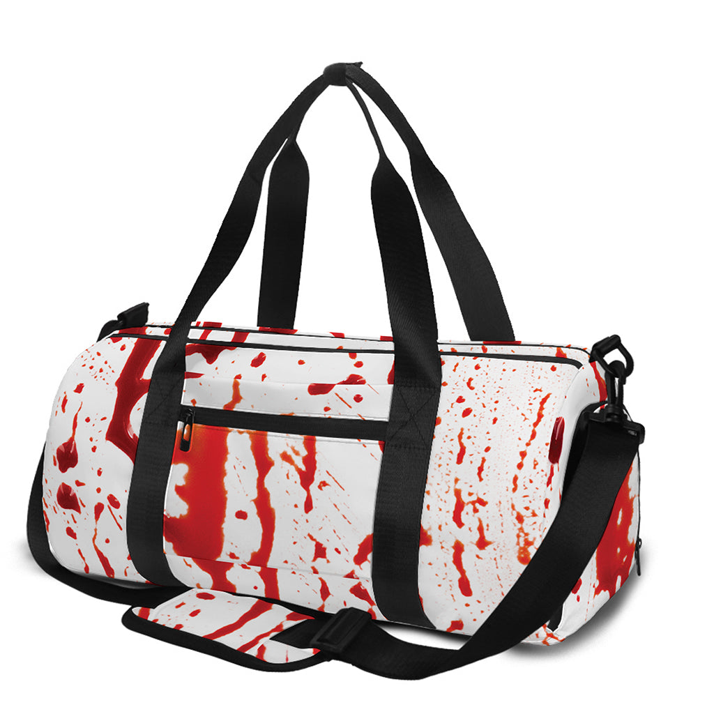Dripping Blood Print Gym Bag