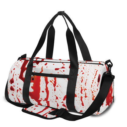 Dripping Blood Print Gym Bag