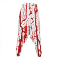 Dripping Blood Print Hammer Pants