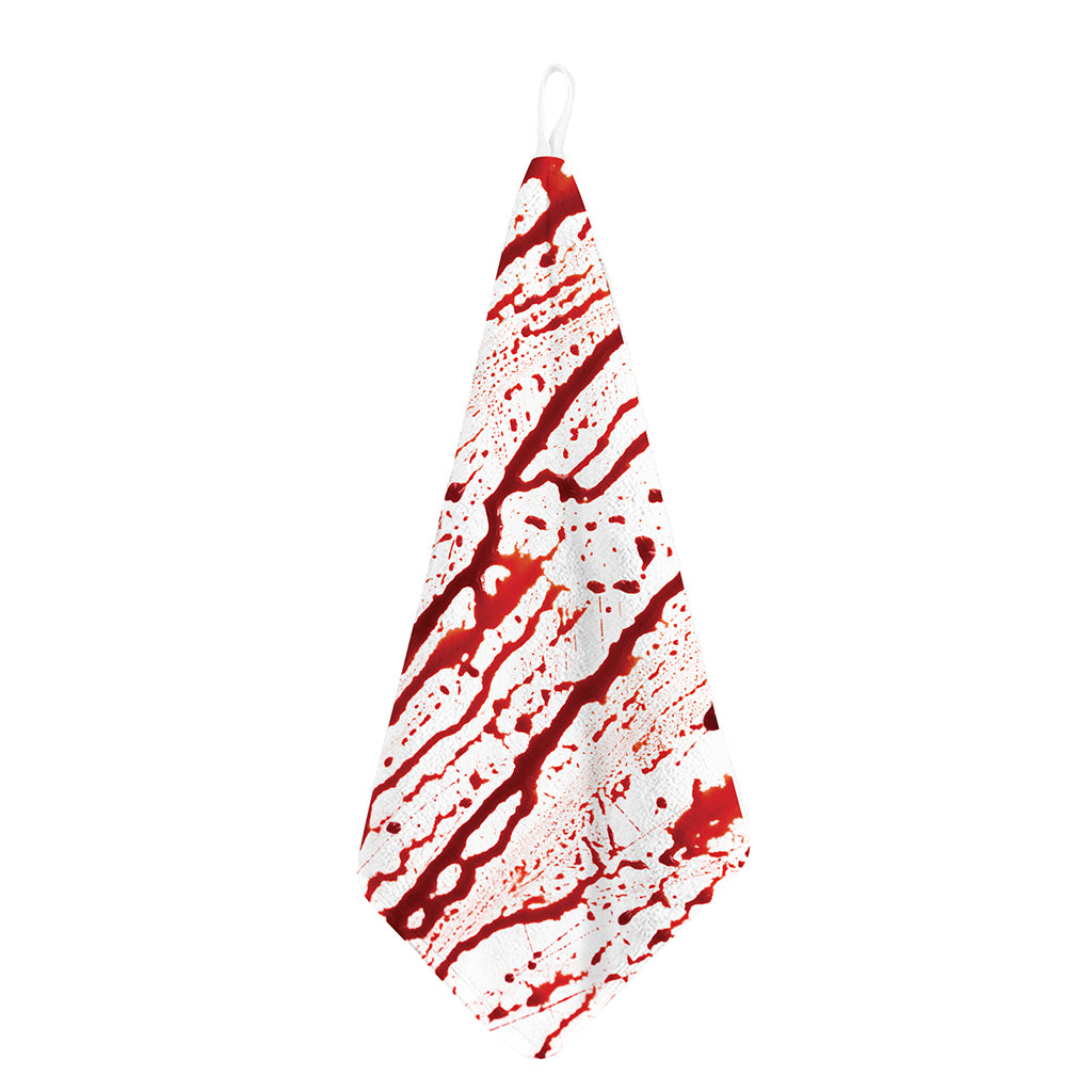 Dripping Blood Print Hand Towel