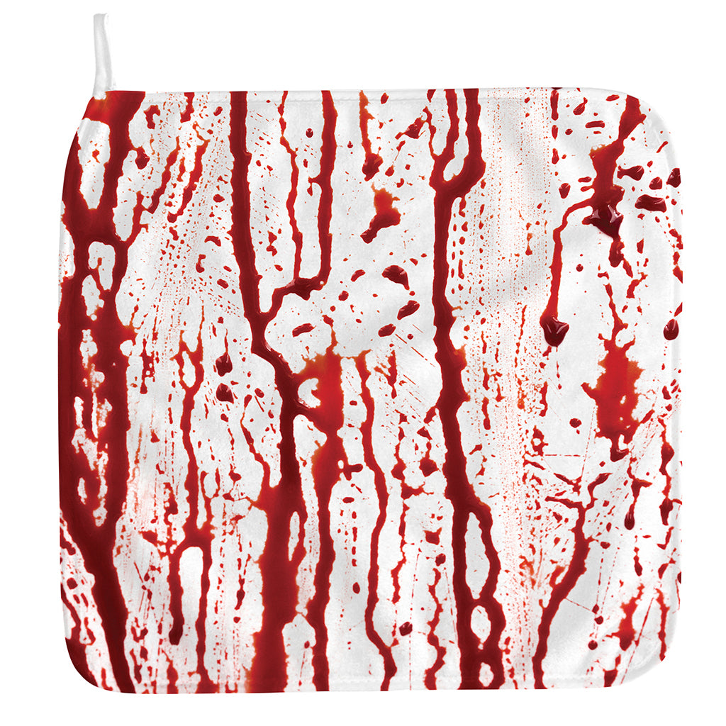 Dripping Blood Print Hand Towel