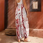 Dripping Blood Print Harem Pants