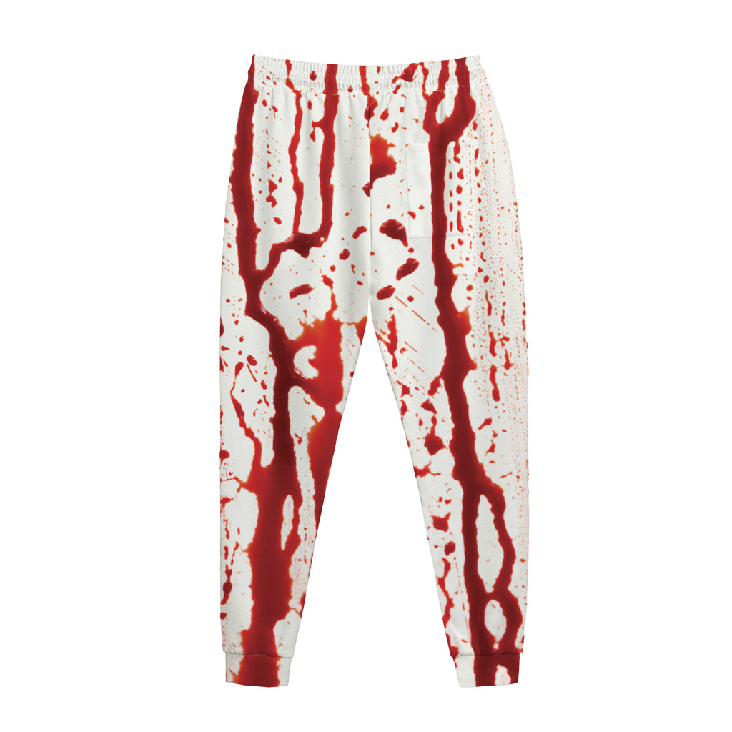 Dripping Blood Print Jogger Pants