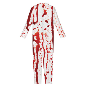 Dripping Blood Print Jumpsuit