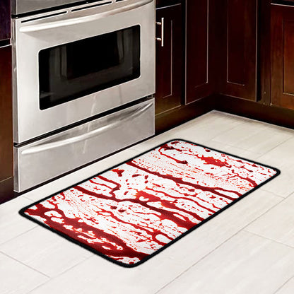 Dripping Blood Print Kitchen Mat