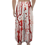 Dripping Blood Print Lantern Pants