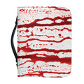 Dripping Blood Print Leather Bible Cover