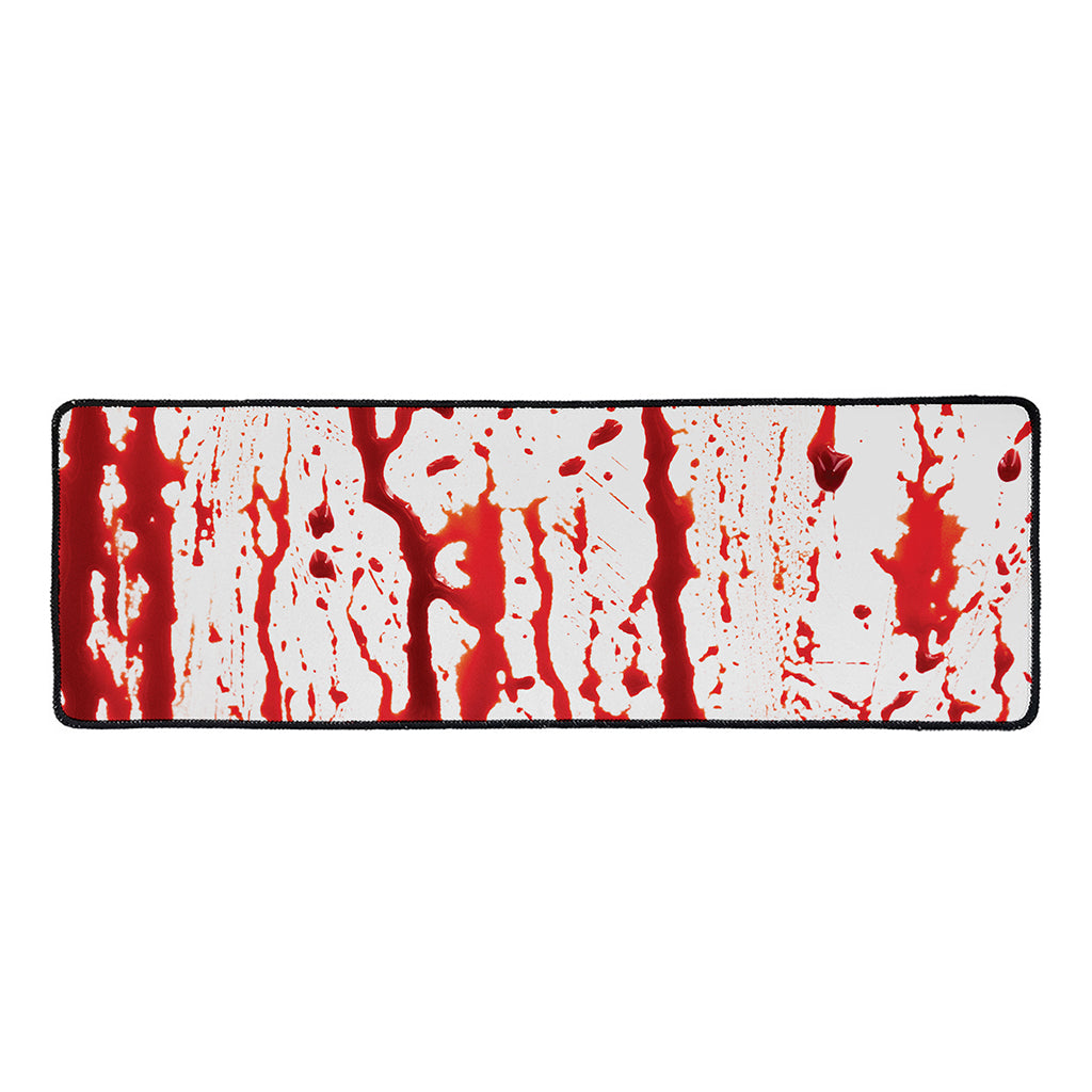 Dripping Blood Print Long Kitchen Mat