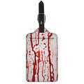 Dripping Blood Print Luggage Tag