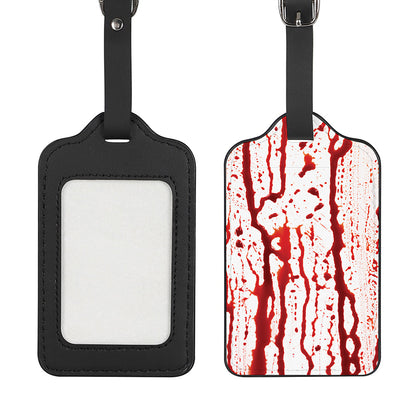 Dripping Blood Print Luggage Tag