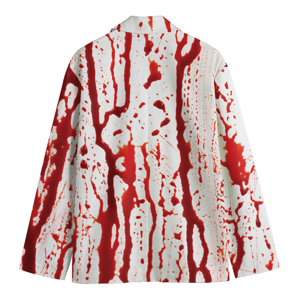 Dripping Blood Print Men's Blazer