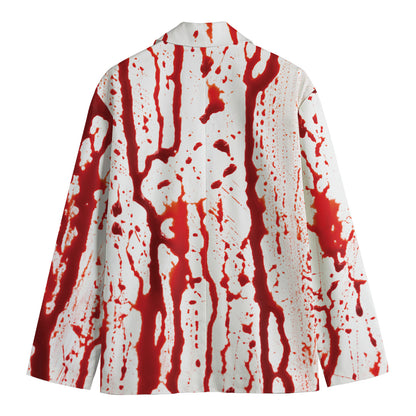 Dripping Blood Print Men's Blazer