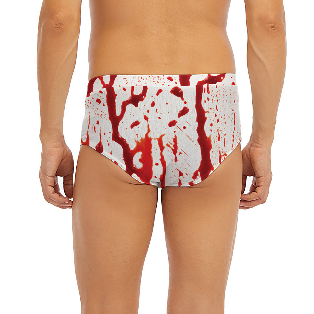 Dripping Blood Print Men's Briefs