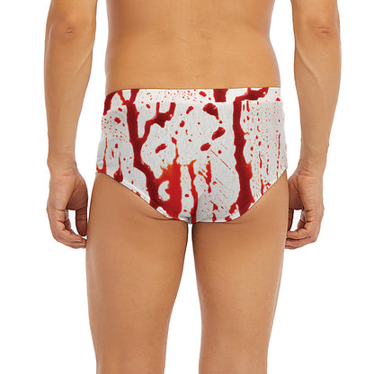Dripping Blood Print Men's Briefs