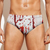 Dripping Blood Print Men's Swim Briefs