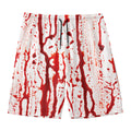 Dripping Blood Print Men's Swim Trunks