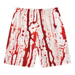 Dripping Blood Print Men's Swim Trunks