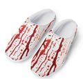 Dripping Blood Print Mesh Casual Shoes